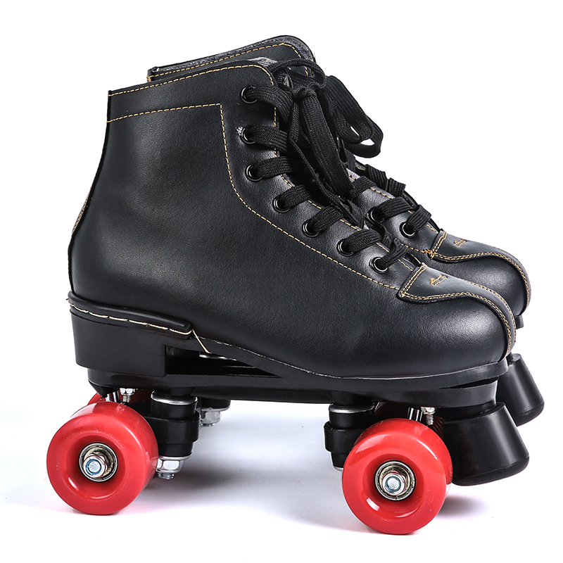 Red wheel, black leather